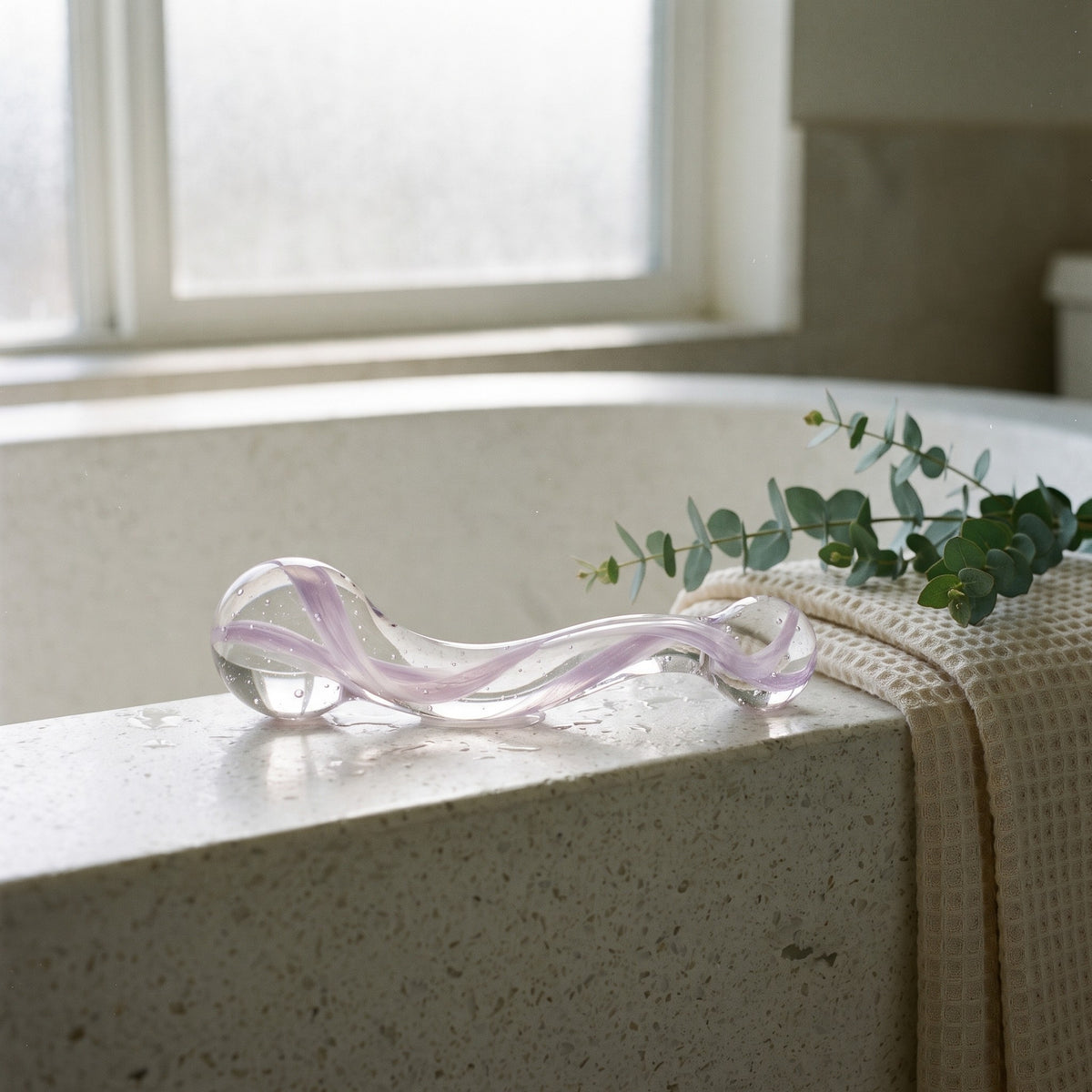 DOVIAR GALET glass pleasure wand at home