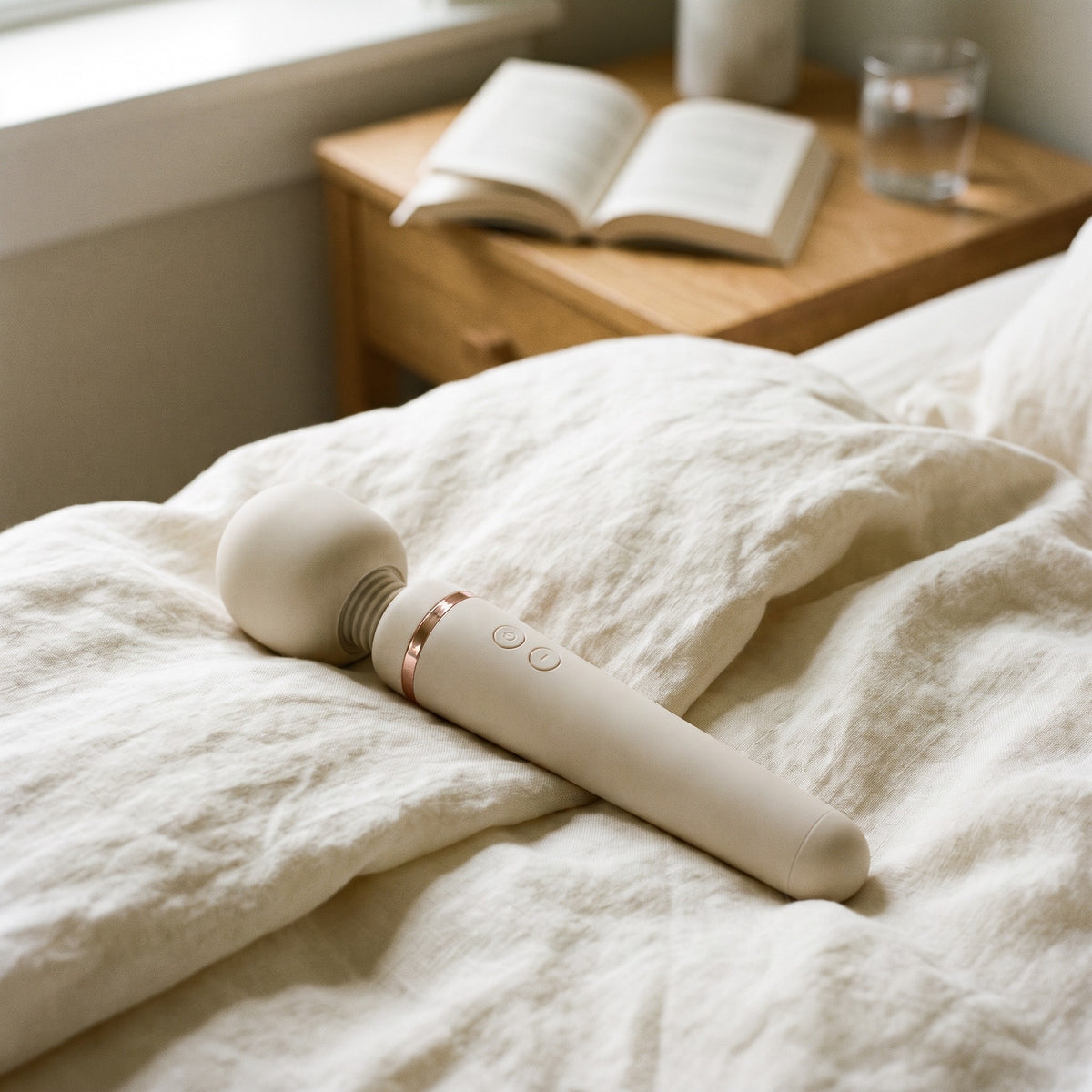 DOVIAR VAGUE cordless wand massager at home