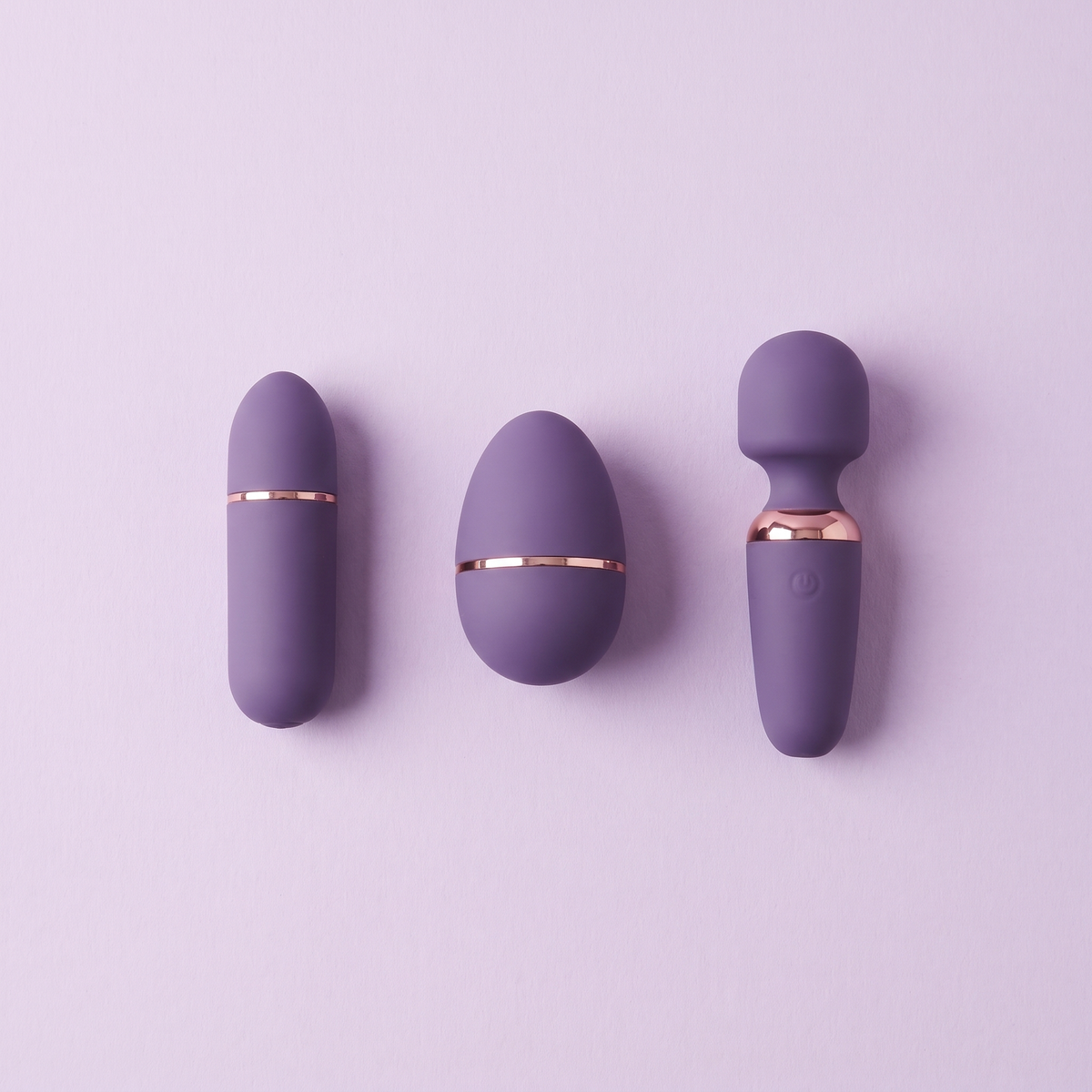 DOVIAR DISCOVERY three mini massagers side by side